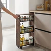 Relaxdays Nišinis vežimėlis, 4 lentynos