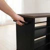Relaxdays Vežimėlis su 4 lentynomis, saugojimo, klijuota mediena