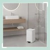 Relaxdays Virtuvės šiukšliadėžė, 30 l, balta, laikymas
