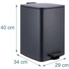 Relaxdays Virtuvės šiukšliadėžė 20L