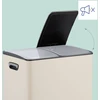 Relaxdays Virtuvinis šiukšliadėžė 2 skyreliai 30x2 L geležis
