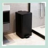 Relaxdays Virtuvinis šiukšliadėžė, 30L, juoda/sidabrinė