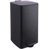 Relaxdays Virtuvinis šiukšliadėžė, 30L, juoda/sidabrinė