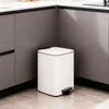 Relaxdays Virtuvinis šiukšlių dėžė, 12 l, balta