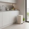 Relaxdays Virtuvinis šiukšlių dėžė 30L smėlio spalvos