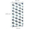 Relaxdays Vonios roletė su geometriniu dizainu