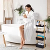 Relaxdays Bambukinė vonios lentynėlė 4 lentynos