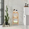 Relaxdays Vonios lentyna, 79x36x36 cm, ruda