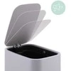 Relaxdays Vonios šiukšliadėžė, 7 litrai, antracito spalvos, plastikas