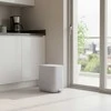 Relaxdays Vonios šiukšliadėžė, 7 litrai, antracito spalvos, plastikas