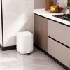 Relaxdays Vonios šiukšliadėžė, 9 l, balta, plastikas