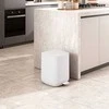 Relaxdays Vonios šiukšliadėžė, 9 litrai, pilka, plastikas