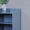Relaxdays Vonios spintelė su 4 lentynomis ir durelėmis