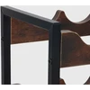 Relaxdays Vyno lentyna 38x44,5x20 cm Ruda mediena ir metalas