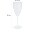 Kodustaar 6 plastikinių vyno taurių rinkinys 220 ml
