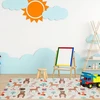 Relaxdays Sulankstomas žaidimų kilimėlis su miško gyvūnais