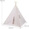 Relaxdays Žaidimų palapinė tipi su grindų kilimėliu