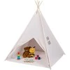 Relaxdays Žaidimų palapinė tipi su grindų kilimėliu