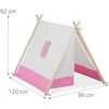 Relaxdays Vaikiška žaidimų palapinė tipi