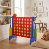 Relaxdays Žaidimų rinkinys Keturi iš eilės XXL 3-in-1 Lauko
