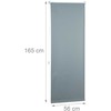 Kodustaar Tamsinančios žaliuzės 60-120 cm pločio pilkos