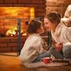 Relaxdays Metalinis židinio ekranas