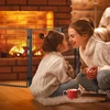 Relaxdays Metalinis židinio ekranas