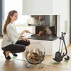 Relaxdays 4 dalių antikvarinio stiliaus židinio įrankių rinkinys