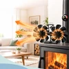 Relaxdays Židinio ventiliatorius be elektros su dviem varikliais, 16 menčių, su temperatūros matuokliu