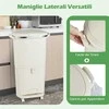 Šaldytuvas Promotions Virtuvės šiukšlių dėžė, 43x29x74,5 cm, smėlio spalvos, PP medžiaga