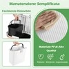 Šaldytuvas Promotions Virtuvės šiukšlių dėžė, 43x29x74.5 cm, balta, atliekų rūšiavimas