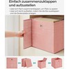 Songmics Dėžučių rinkinys iš 6 pastelinių rožinių spalvų