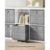 Songmics Aufbewahrungsbox 33cm 6er-Set grau meliert