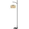 "Outsunny" saulės grindų lempos rotango saulės lempos su šviesos jutikliu Automatinis boho stiliaus saulės šviesos IP44 vandeniui atspari saulės lempa lauko lempa saulės žibintas sodo balkonui lauko vejos kiemui