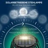 Outsunny Saulės sodo šviestuvas - juodas
