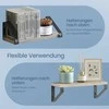 Songmics VASAGLE VASAGLE sieninė lentyna, plaukiojanti lentyna, 3 vnt. rinkinys