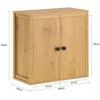 Sieninis spintelis, SoBuy BZR168-SN, 60x30x60 cm