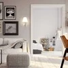Sieninis šviestuvas Relaxdays Sieniniai šviestuvai, 2 vnt. komplektas, audinio gaubtai, vidaus apšvietimas