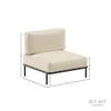 Sofa Sitsit Baldų modulis, SALVE, 78x78x78 cm, Bežinis