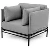 Sofa Sitsit Kėdė, Dandy, 78x78 cm, Pilka