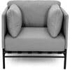 Sofa Sitsit Kėdė, Dandy, 78x78 cm, Pilka