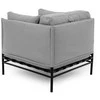 Sofa Sitsit Kėdė, Dandy, 78x78 cm, Pilka