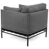 Sofa Sitsit Kėdė, Dandy, 78x78x78 cm, Tamsiai Pilka
