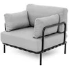 Sofa Sitsit Kėdė, Salve, 78x78x78 cm, Pilka