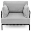 Sofa Sitsit Kėdė, Salve, 78x78x78 cm, Pilka