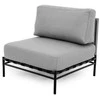 Sofa Sitsit Lauko Baldai, Dandy Vieno Modulio, 78x78x78 cm, Pilka