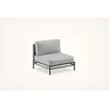 Sofa Sitsit Lauko Baldai, Dandy Vieno Modulio, 78x78x78 cm, Pilka