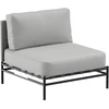 Sofa Sitsit Lauko Baldai, Dandy Vieno Modulio, 78x78x78 cm, Pilka