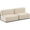 Sofa Sitsit Lauko baldų rinkinys, šiaudai, 80x204x78 cm, bežė spalva