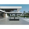 Sofa Sitsit Lauko baldų rinkinys, STRAW, 0.8x2.04x0.78 m, Tamsiai pilka